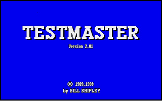 Testmaster atari screenshot